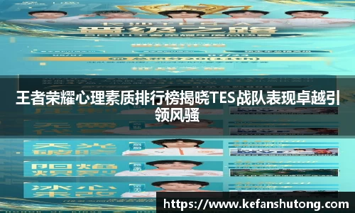 王者荣耀心理素质排行榜揭晓TES战队表现卓越引领风骚