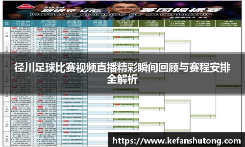 径川足球比赛视频直播精彩瞬间回顾与赛程安排全解析